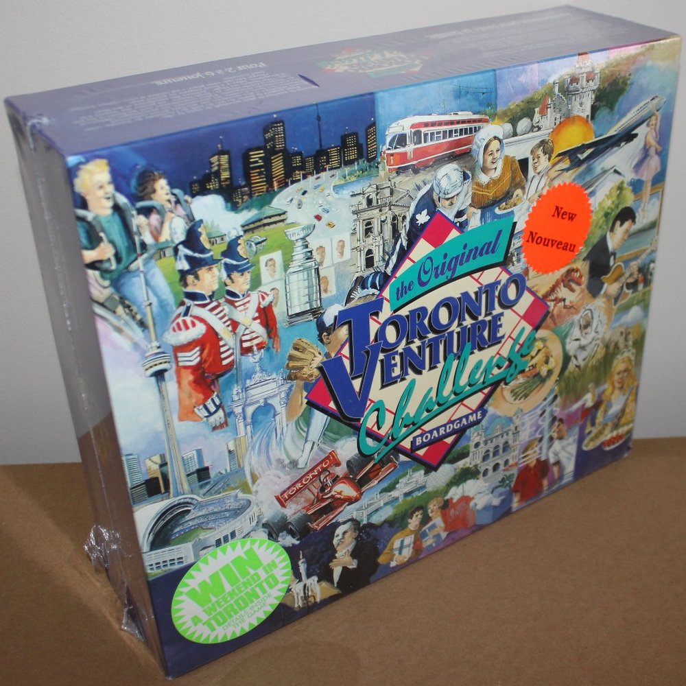 3/$188❤️sealed Original Toronto Venture Challenge board game 1994 Monopoly style